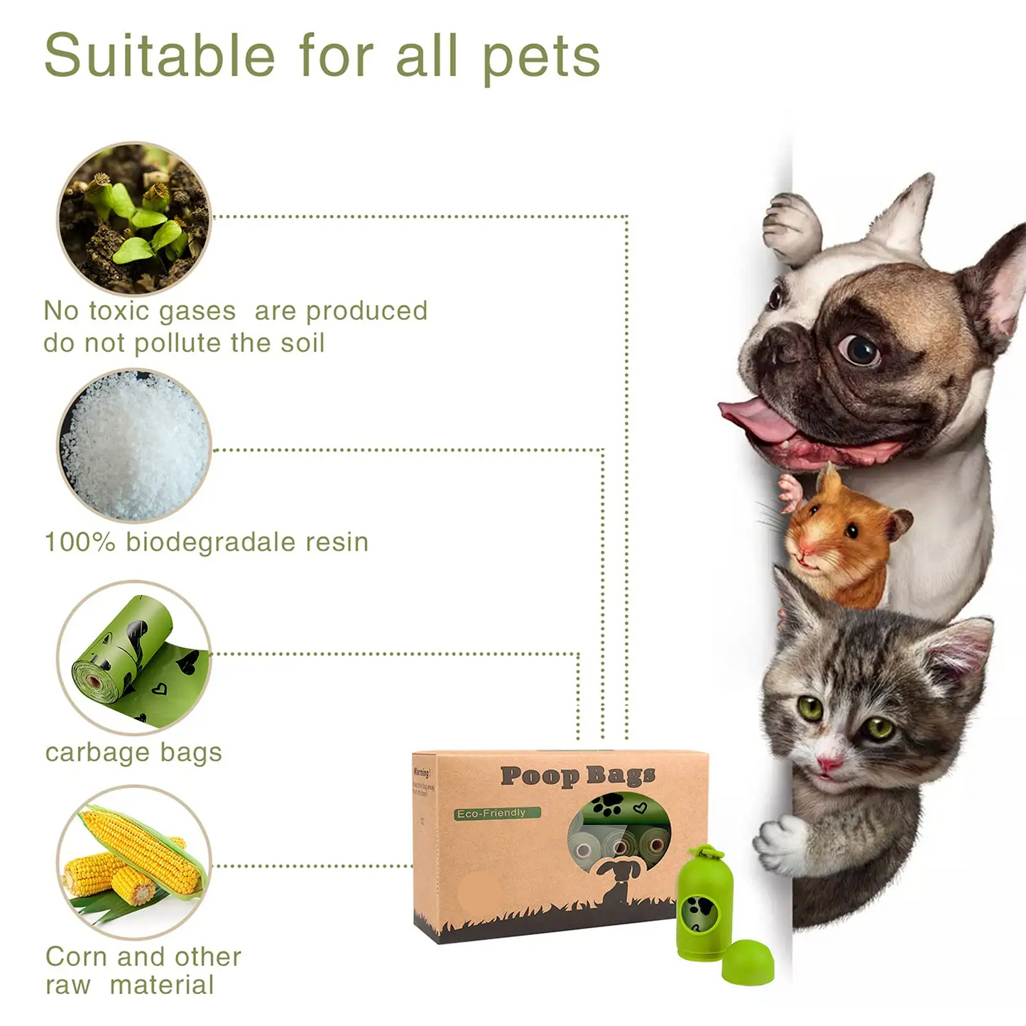 Biodegradable Lavender-Scented Poop Bags
