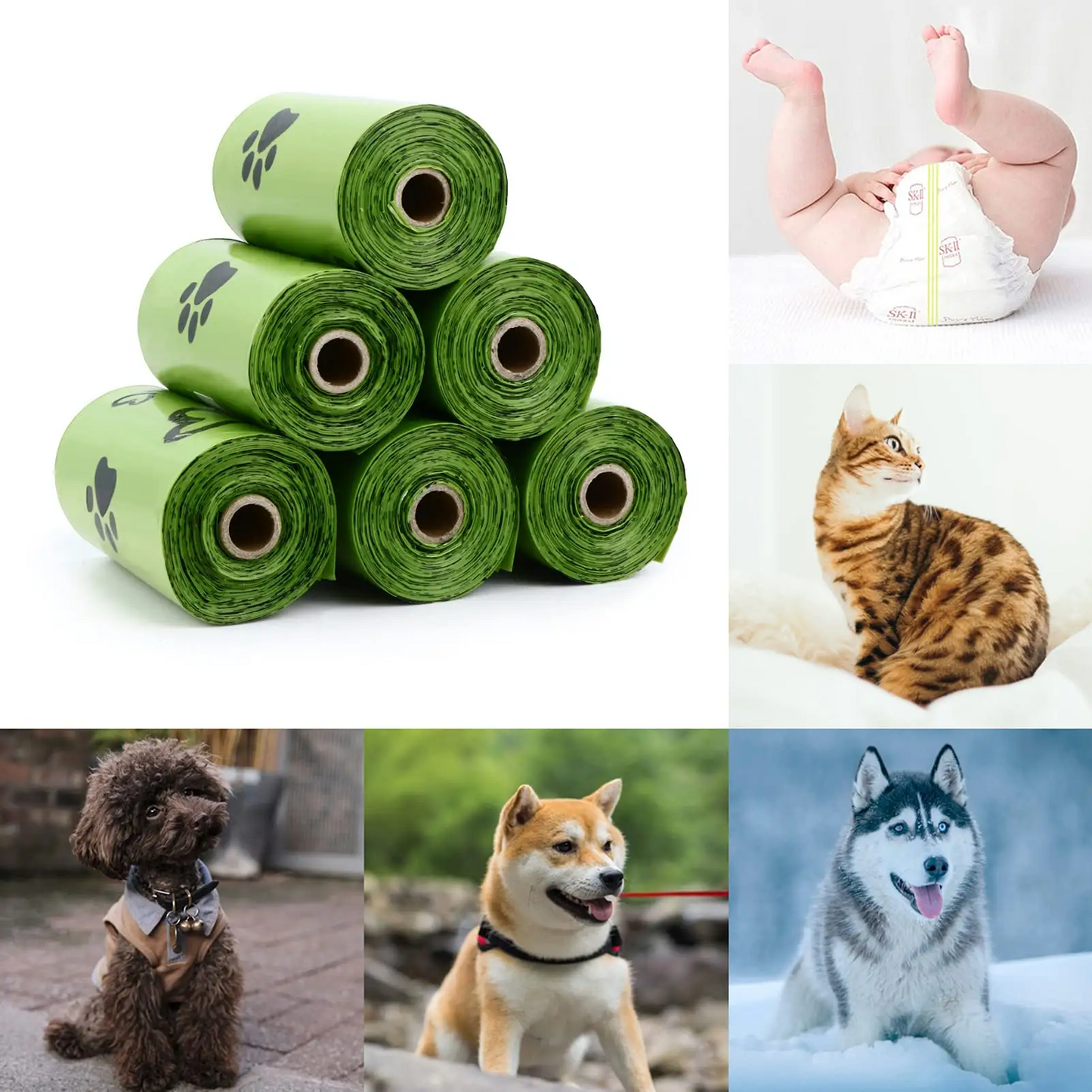 Biodegradable Lavender-Scented Poop Bags