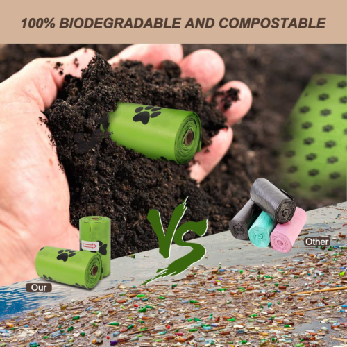 Biodegradable Lavender-Scented Poop Bags