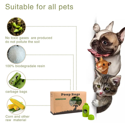 Biodegradable Lavender-Scented Poop Bags