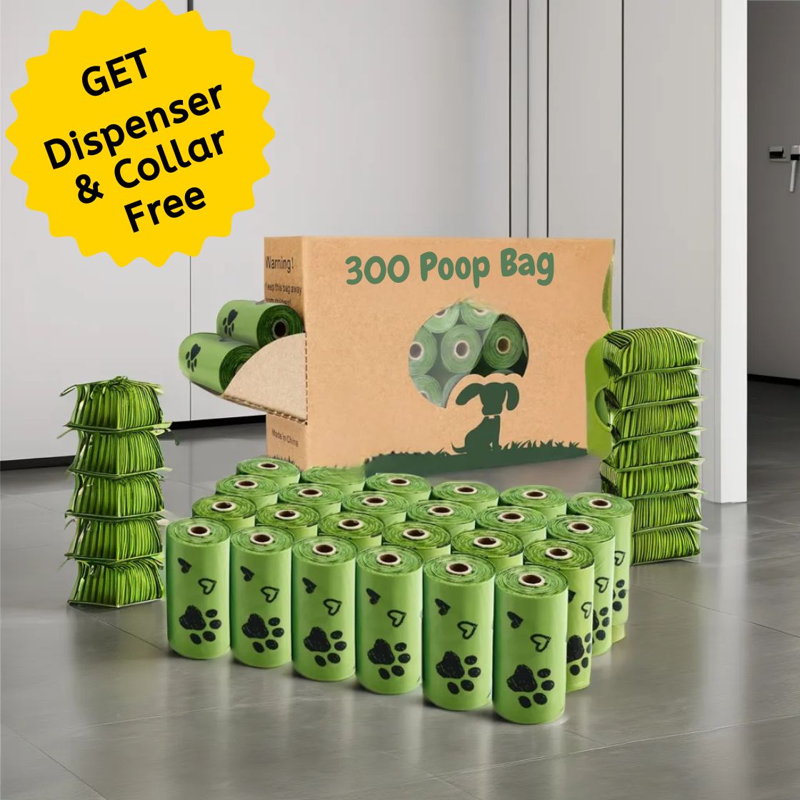 Biodegradable Lavender-Scented Poop Bags